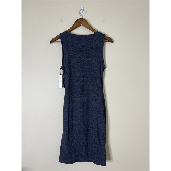 Treasure & Bond Nordstrom Women’s Small Ruched Sleeveless Tank Dress Blue Gray - Picture 6 of 11